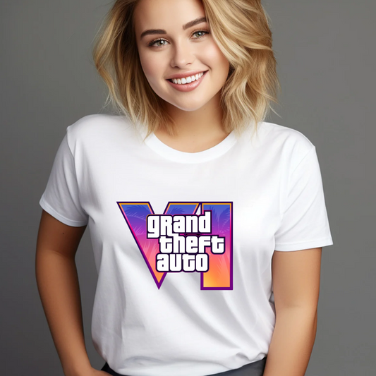 Grand Theft Auto VI T-shirt (White)
