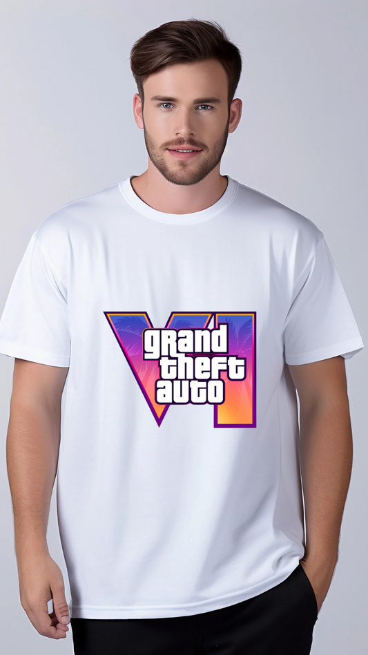 Grand Theft Auto VI T-shirt (White)