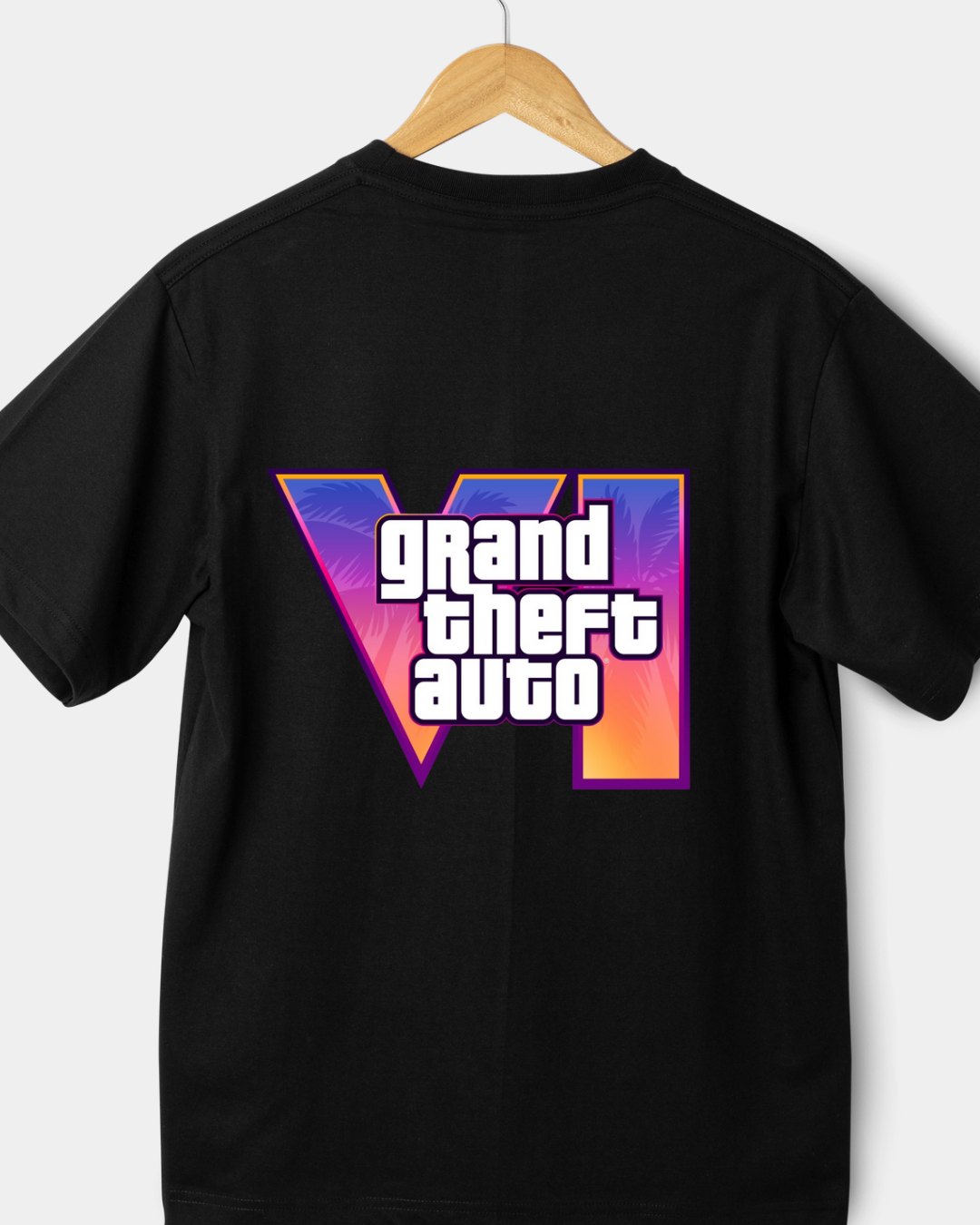 Grand Theft Auto VI T-Shirt(Black)