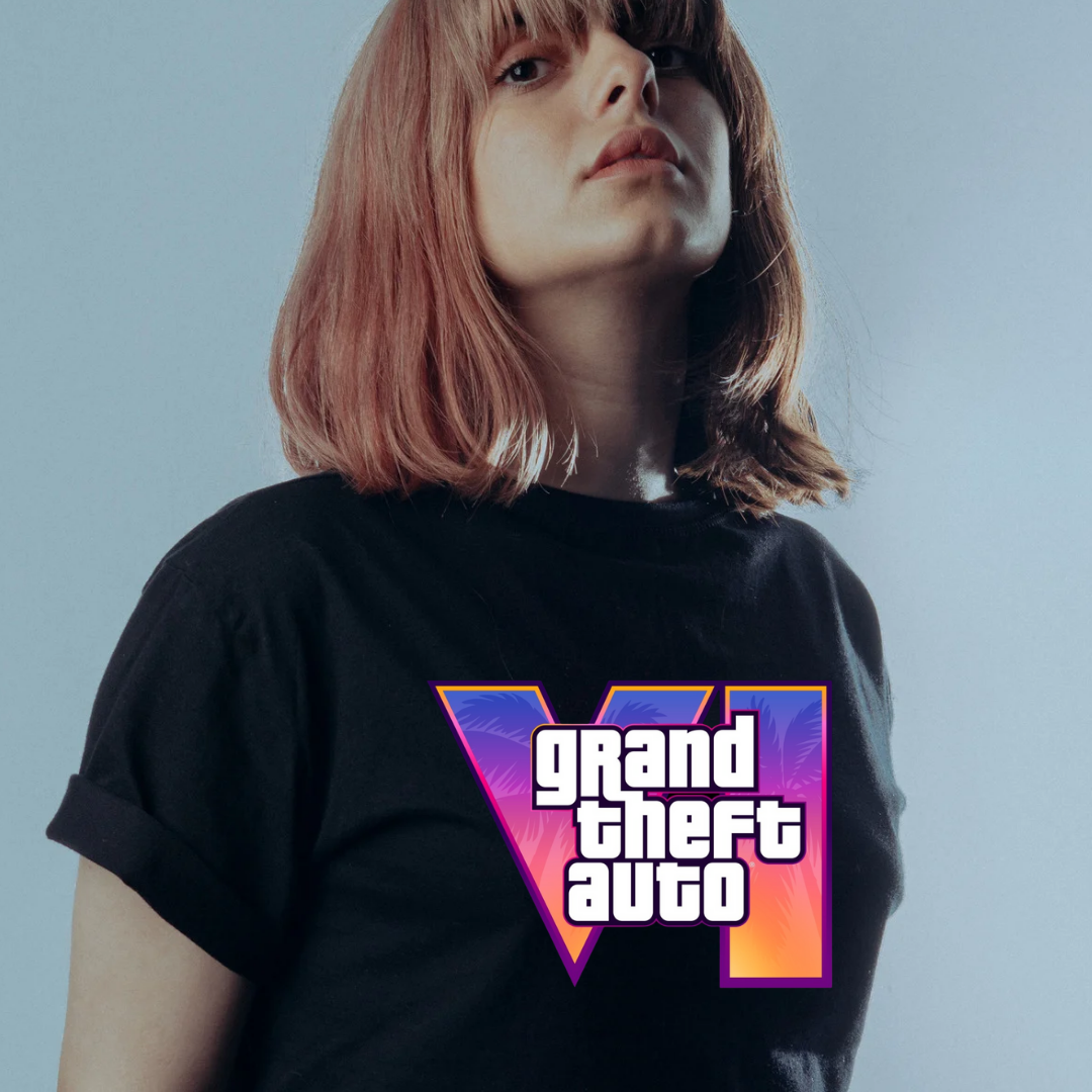 Grand Theft Auto VI T-Shirt(Black)